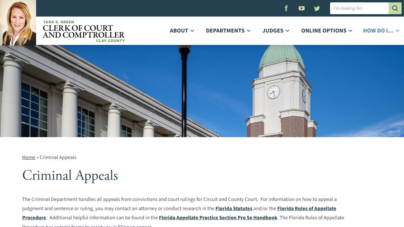 Criminal | Clay County (Florida) Clerk of Court and ...